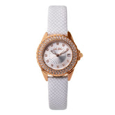 Folli Follie White Leather Dress Watch